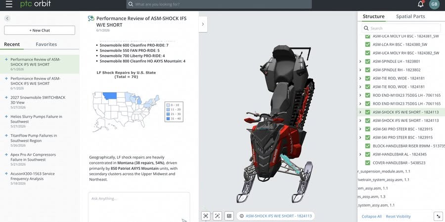 PTC Ra Mắt PTC Orbit – Hệ Thống Trí Tuệ Tài Sản "As-Maintained" Ứng Dụng AI